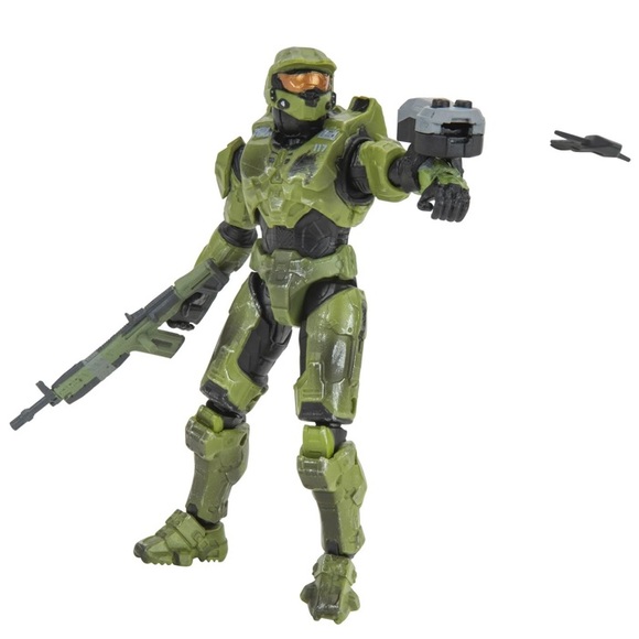 Halo Infinite Series 3 Master Chief Action Figure Commando Rifle & Grappleshot - Picture 4 of 4